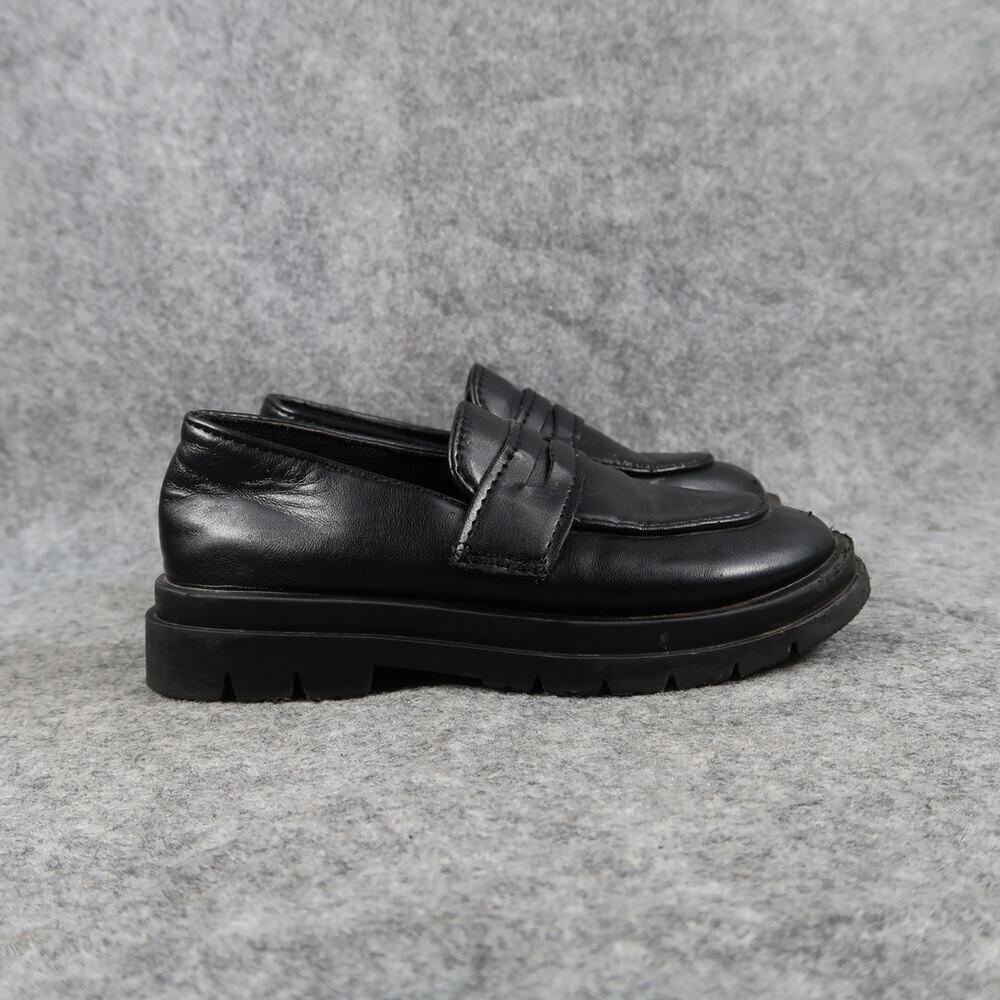 Shoes Penny Loafers Toddler Kids 8 Slip On Dressy Casual Black Classic Formal